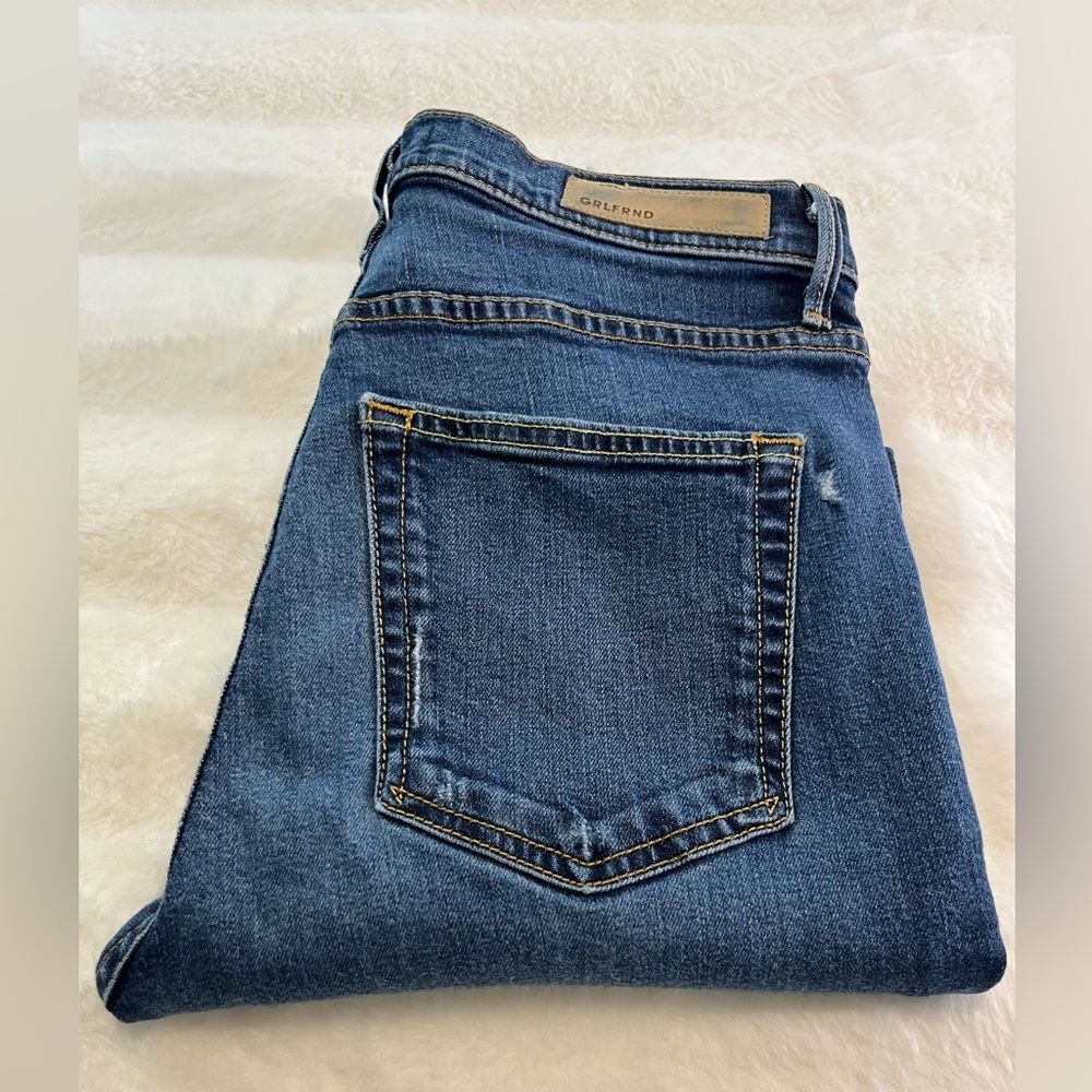GRLFRND Kendall Mid-Rise Skinny Jeans